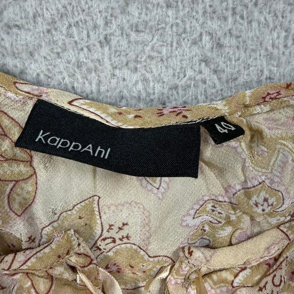 Kappa Women's Tan and Pink Blouse - Picture 5 of 8